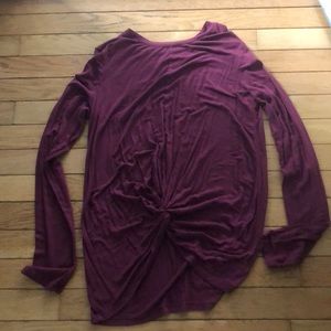 Art class long sleeve tied shirt